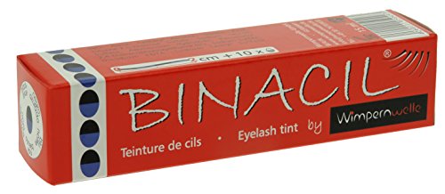 Wimpernwelle Binacil Eyelash Tint Blue-Black 15ml Eyebrow Dye Eyelash Tint