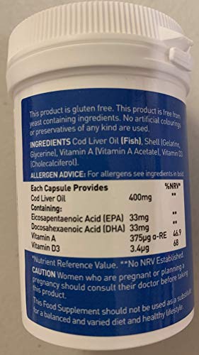 6 x COD Liver Oil 400MG VALUPAK 30's