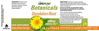 LIFEPLAN Dandelion Root 60caps (Pack of 3)
