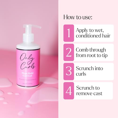 Only Curls Mega Hold Curl Gel 250ml