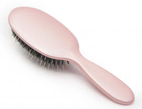 Rock & Ruddle Soft White Natural Boar Bristle Hairbrush for Babies and Young Children | Perfect for Fine Hair Detangling and Smoothing - Rose Gold
