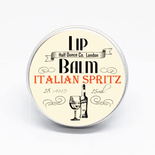 Half Ounce Cosmetics Italian Spritz Lip Balm, Aperol Cocktail Inspired Lip Salve