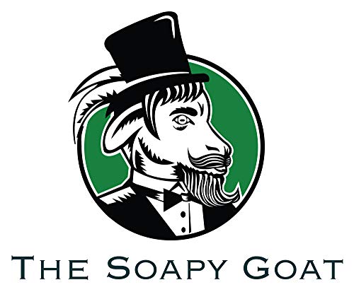 The Soapy Goat NAkid Unscented Goat's Milk Shampoo Bar in a tin eco cut plastic