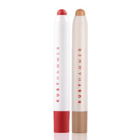 Ruby Hammer LIP SERUM BALM DUO | RED & FX GOLD