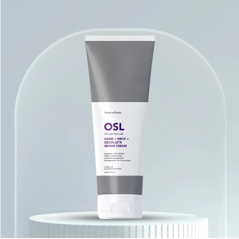OMEGA SKIN LAB OSL Omega Skin Lab Face Cream, Hand Moisturiser, Decollete Cream - Multipurpose Face Moisturisers for Everyday Skin Care 75ML