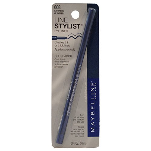 MAYBELLINE LINE STYLIST EYELINER #608 SAPPHIRE GLIMMER