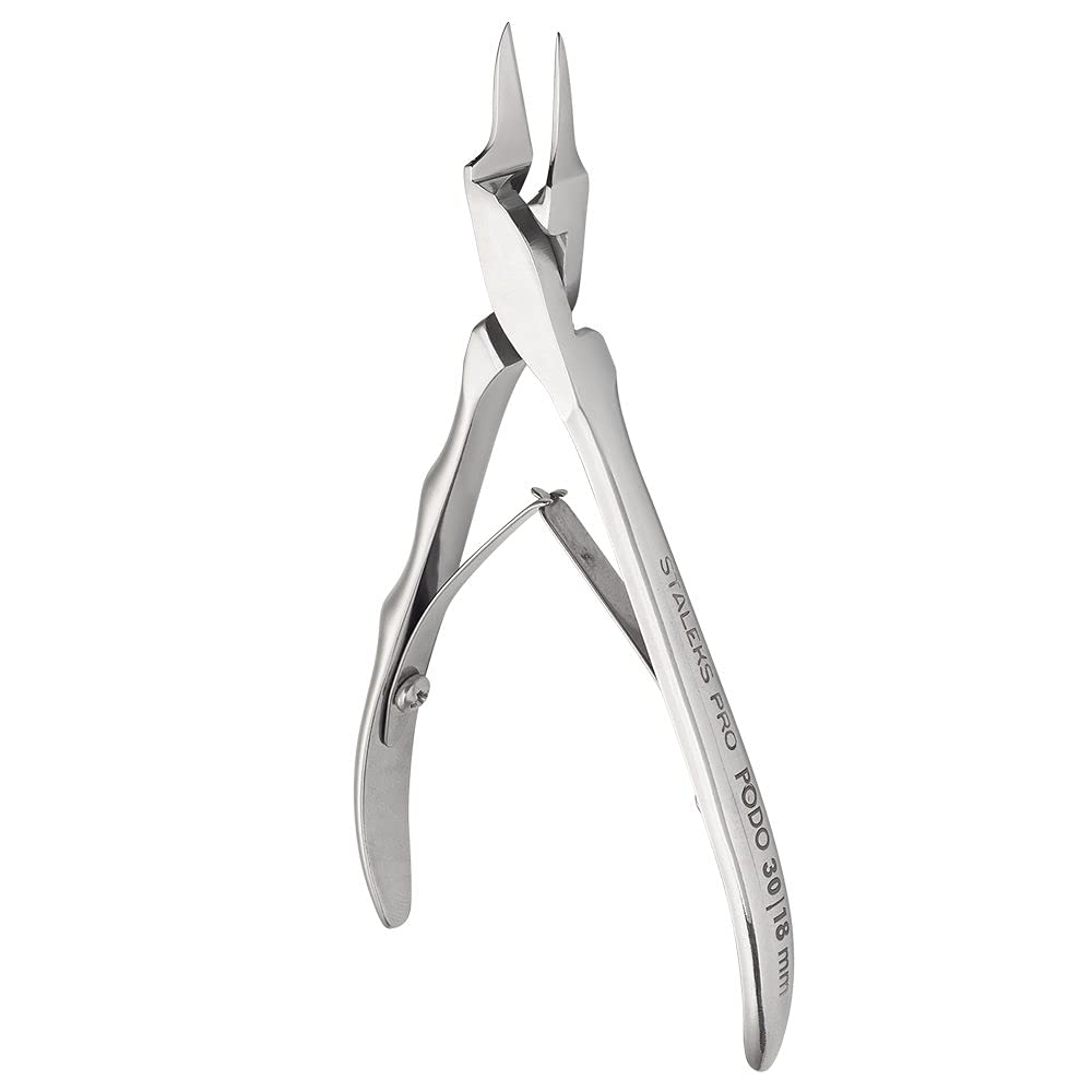 STALEKS PRO Staleks Pro Podo 30 18mm Pedicure nippers for ingrown Nails - Model NP-30-18 - Pack of 1 pcs