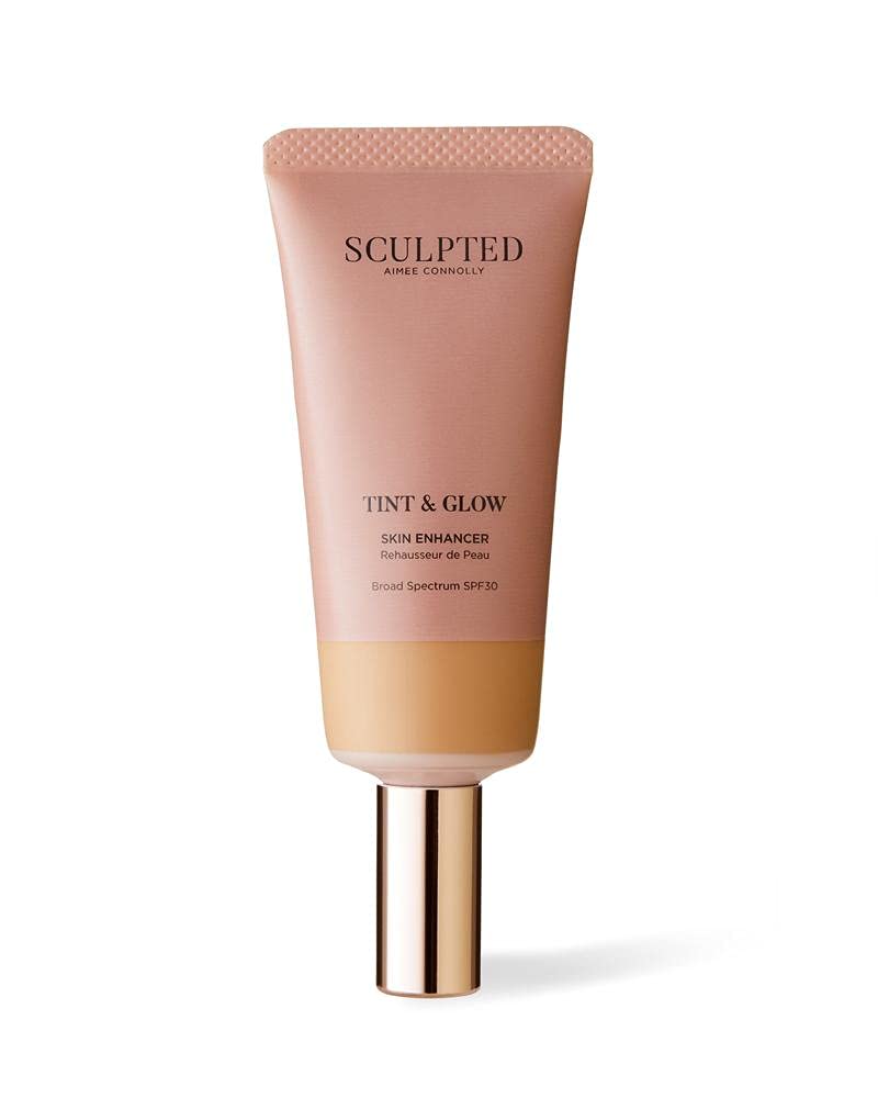 SCULPTED by Aimee Connolly Tint & Glow Moisturising Skin Enhancer from Sculpted by Aimee – Hydrating & Tinted Skin Booster with SPF 30 and Blue Light Protection, Cruelty-Free 45ml