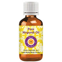 Deve Herbes Pure Nirgundi Oil (Vitex negundo Linn) Non-Sticky | Non-Greasy | for Hair, Skin, Massage & DIY Use 100ml