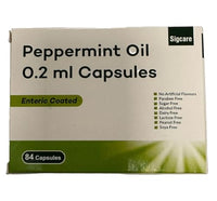 Peppermint Enteric Coated Oil Capsules - 84 Soft Gel Capsules (0.2ml Each), Gastro-Resistant Natural Soothing Mint Capsules Sealed in Hygienic Blister Strips Supports Healthy Digestion