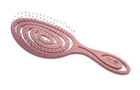 Head Jog 08 Paddle Brush Flexible Soft Pin Bristles, Detangling Wet Or Dry Hair. Gentle Brushing Hairbrush. Detangle Brushes For Straight, Curly & Wavy Hair Types. (Blossom)