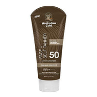 Australian Gold - Sunscreen + Self Tanner for Face SPF 50 88 ml brown