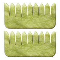 Generic gemshan jade comb Scalp massage (Xiuyu jade*2)