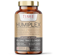 Humiplex™ - Humic Multi-Nutrient Complex - Minerals, Trace Elements, Amino Acids, Probiotics & Prebiotics - pH Balance, Detox & Digestion - UK Made - Zero Additives - Vegan (120 Count (Pack of 1))