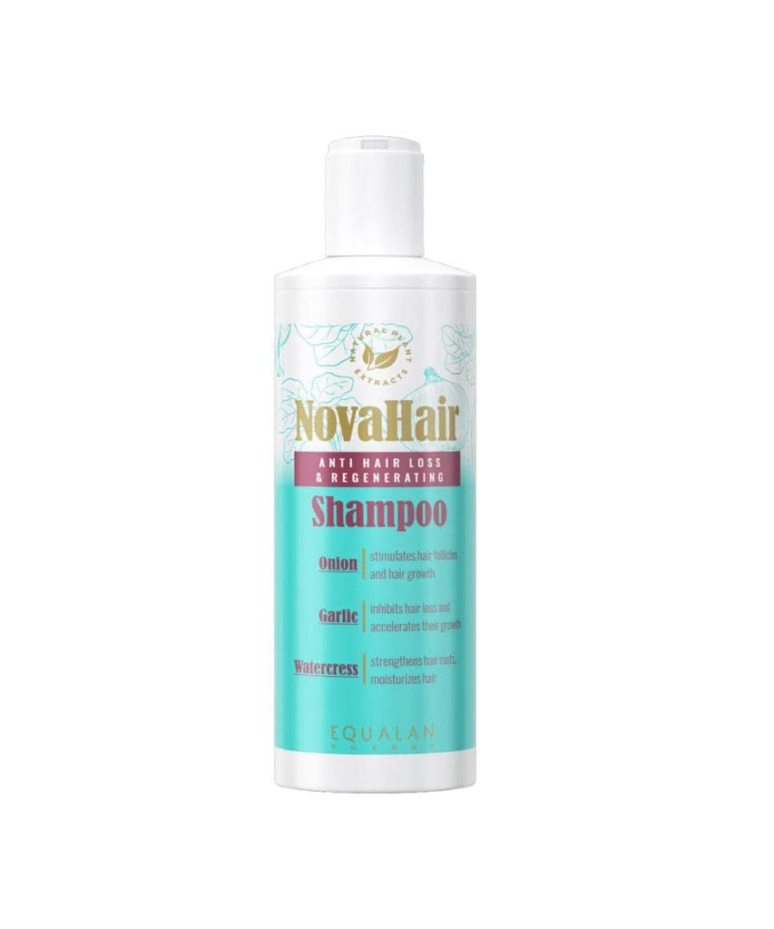 NovaHair Anti Hair Loss and Regenerating Hair Shampoo - 200ml - Stimulates Hair Follicles, Inhibits Hair Loss, and Strengthens Hair Roots for Healthier, Thicker Hair