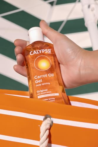Calypso Carrot Oil Tan Extending Gel | Optimises Natural Tan | Added Moisturisers | 200Ml