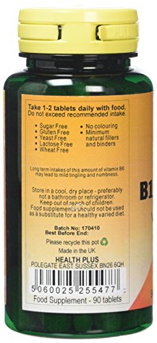 Health Plus B100 Complex Vitamin B Supplement - 90 Tablets
