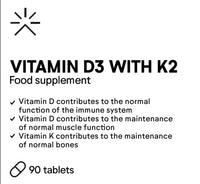 Numan Max Strength Vitamin D3 4000iu & K2 Supplement