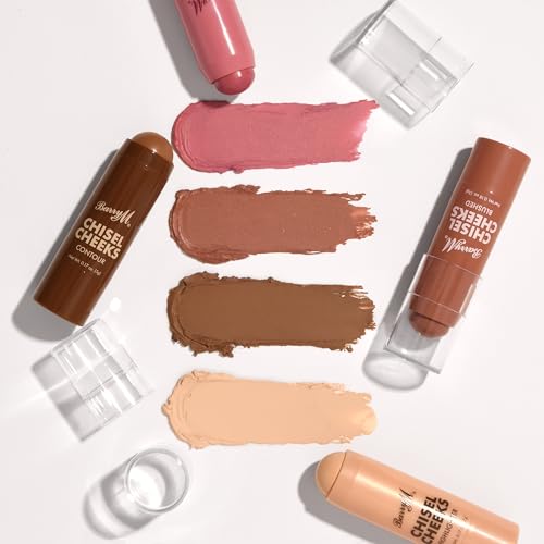 Barry M Chisel Cheeks Blush Creams, Shades Pink Blushed & Rosey | Cheek Blusher Creams