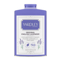 Yardley Original English Lavender Perfumed Body Powder, Original English Lavender Dusting Powder 200g