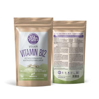Ekopura Vegan Vitamin B12 Methyl- & Adenosylcobalamin - 120 Small Capsules (1000mcg)|Free from Allergens, GMO, Soy, Gluten, Unhealthy additives | 4 Months Supply (1 Capsule Per Day)
