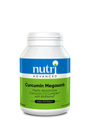 Nutri Advanced - Curcumin Megasorb - Highly Bioavailable Curcumin + Black Pepper Extract - 60 Tablets