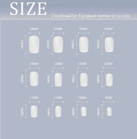 Sethexy Rainbow French Tip Pink Fake Nail Ombre Short Square False Nails Glossy Gradient Press on Nails Reusable 24Pcs Acrylic Stick on Nail for Women and Girls Nail Art