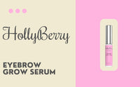 Hollyberry-Premium Eyebrow Growth Enhancing Serum-Peptide Boosting Formula for brows - Conditioner + Vitamins-Visibly Fuller Longer Eyebrows With Hyaluronic Acid Not tested on Amimals