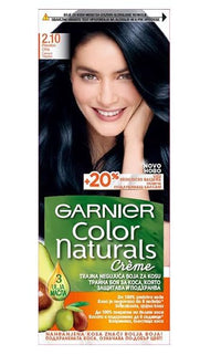 Garnier GARNIER - COLOR NATURALS Creme - Permanent hair color - 2.10 BLUE BLACK (PACK OF 3)