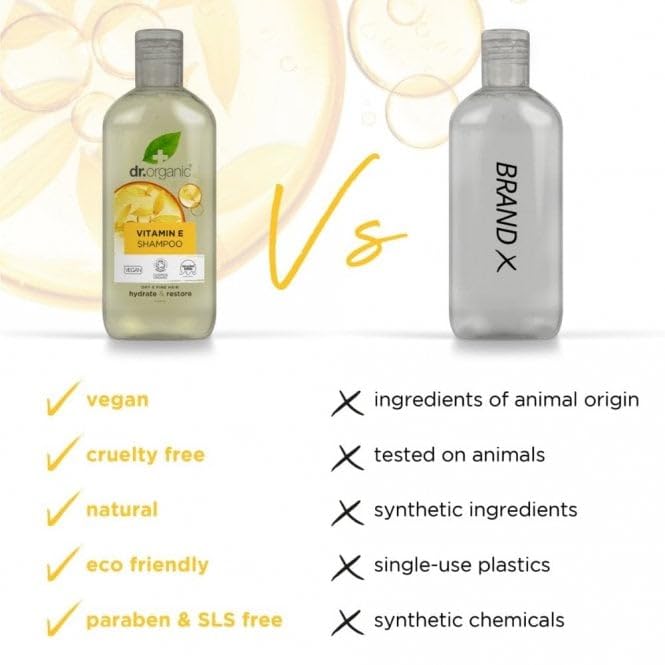 DR ORGANIC Dr Organic Vitamin E Shampoo & Conditioner Set - VEGAN
