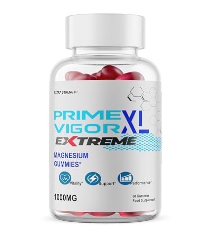 Slim Warriors Prime Vigor XL Gummys for Men Advanced Performance Supplement Male Vitamin 60ct