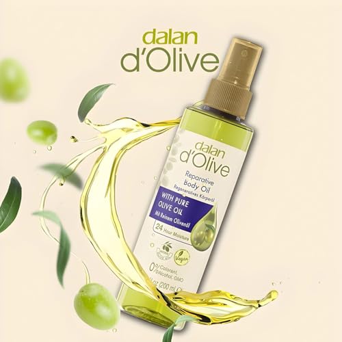 Dalan d'Olive Reparative Body Oil 200 ml -Pure Olive Oil