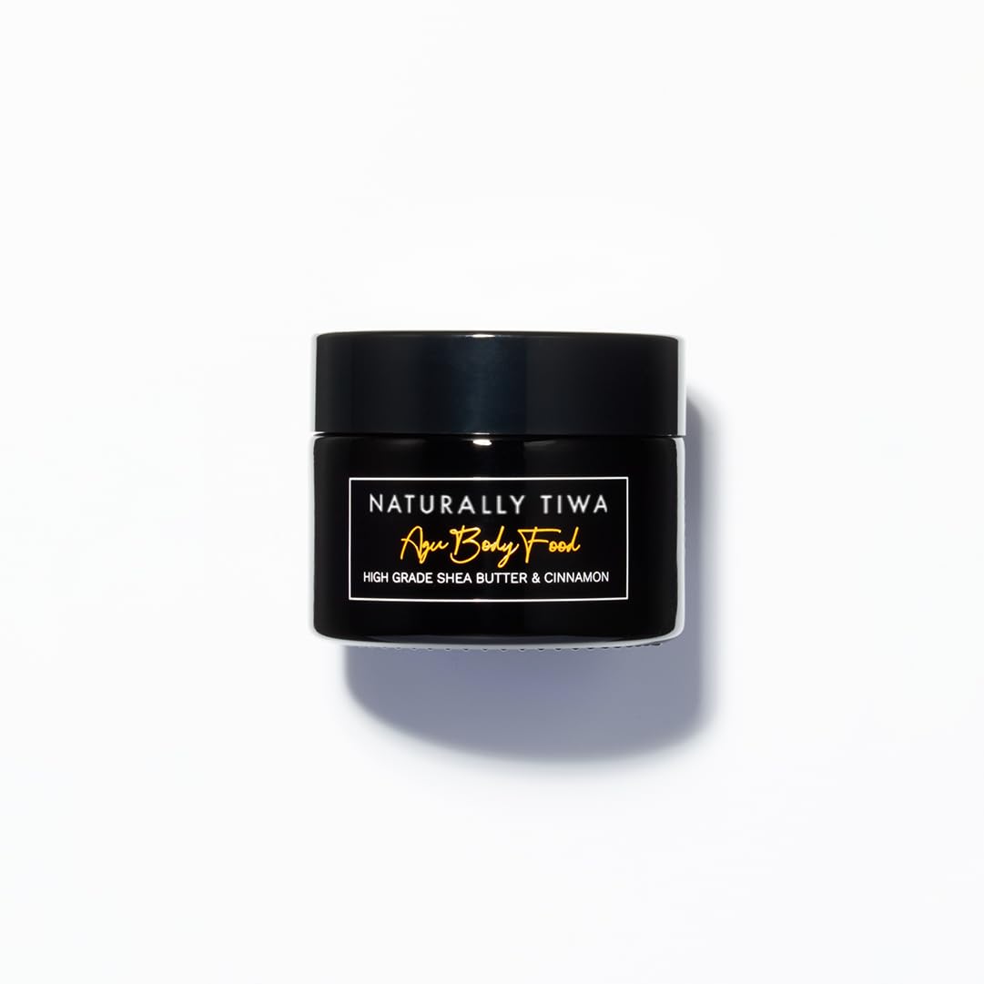 Naturally Tribal Skincare AGU Body Food 250ml Natural Moisturiser, Intensely Hydrating + Eczema + Psoriasis Relief + Shea Butter, Cinnamon and Nutmeg. Chemotherapy Skincare + Vegan + Cruelty Free