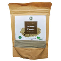 Oils and Herbs UK Clean Organic Brahmi Powder - Bacopa Monnieri - Pure and Natural (100g)