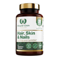 Royal Oak Health Hair, Skin & Nails - 60 Vegan Capsules - UK Made