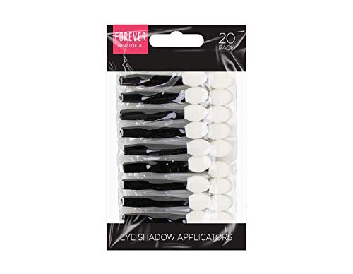 forever beautiful Disposable Sponge Eyeshadow Brushes Set Makeup Eye Shadow Applicator 20 Pack