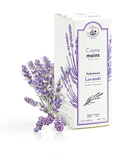 LA MAISON DU SAVON Maison du Savon de Marseille - French Hand Cream - Natural Organic Moisturiser made with Lavender from Provence - 75 ml Tube