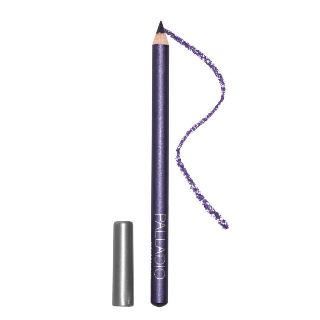 Palladio Wooden Eyeliner Pencil, Thin Pencil Shape, Easy Application, Firm yet Smooth Formula, Perfectly Outlined Eyes, Contour and Line, Long Lasting, Rich Pigment, Lavender