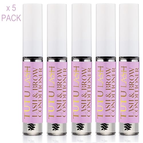 Lash and Brow Conditioner Natural Oils Castor Oil Sweet Almond Oil Vitamin E Lash Serum Brow Serum Lash Growth Vegan Cruelty Free 100% Natural Tutu Lash 10ml (1)
