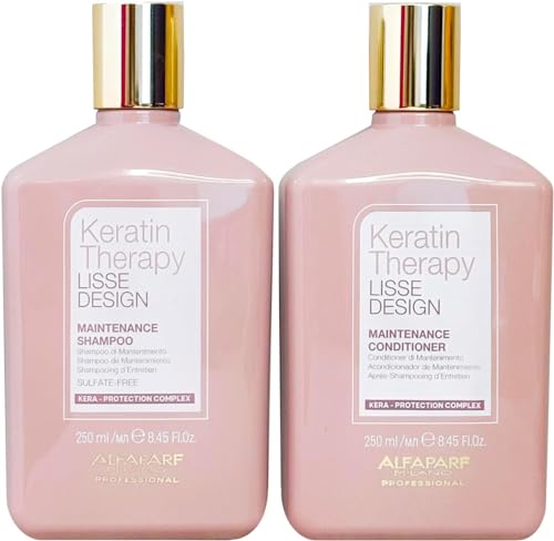 ALFAPARF MILANO AlfaParf Lisse Design Keratin Shampoo & Conditioner Duo 250ml