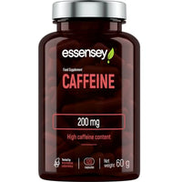 Essensey Caffeine 200mg Capsules - High Dose of Caffeine - Added Grapefruit Extract 50mg - Energise Your Day with a Natural Boost of Physical and Mental Performance - Dietary Supplement - 120 capsules