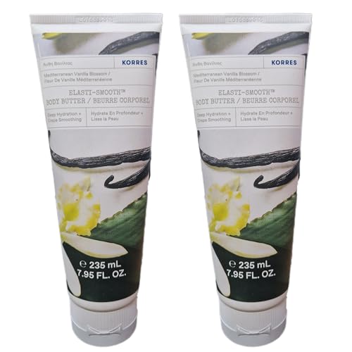 KORRES - Mediterranean Vanilla Blosson Elasti-Smooth Body Butter | 235ml [x2]
