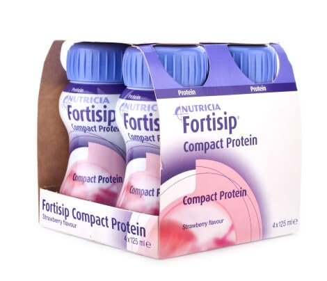 Fortisip FORTISIP COMPACT PROTEIN LIQ STRAWB 125ml BOTTLE x24
