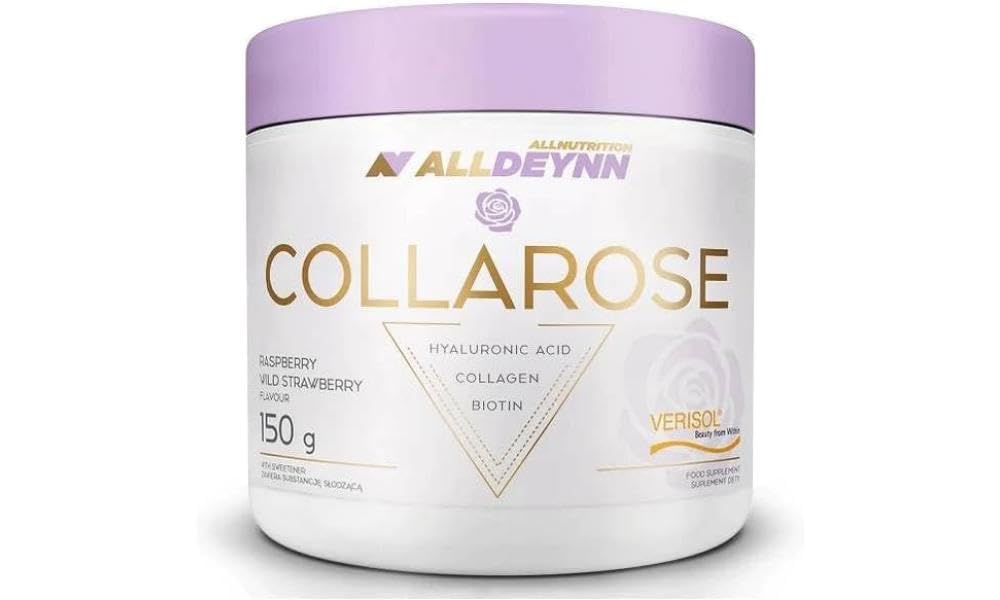 ALLNUTRITION Alldeynn Collarose, Raspberry - Wild Strawberry, 150g, Collagen, Beauty & Joint Health Supplement