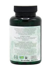 Full Spectrum Amino Acids Capsules | BCAA | Free Form Amino Acids | 120 Vegan Capsules | G&G Vitamins- 120 Capsules