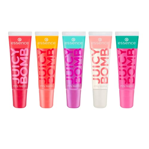 Essence Juicy Bomb Shiny Lipgloss 101/102/103/104/105 Set of 5