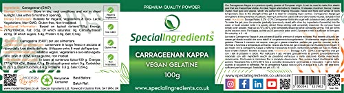 SPECIAL INGREDIENTS Special Ingredients Carrageenan Iota 100g & Carrageenan Kappa 100g Premium Quality