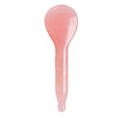 NewL Rose Quartz Jade Roller Real Jade Gua Sha Board Mushroom Massager Face Lifting Tool Facial Guasha Massage Tool (Spoon Shape)
