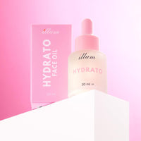 Illum Hydrato Face Oil, 24-Hour Deep Hydration, Facial Oil with Rosehip, Sweet Almond, Grapeseed, Avocado, Squalane, Neroli and Vitamin E, Suitable for All Skin Types