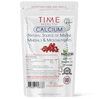 Time Health Marine Calcium and Trace Minerals from Lithothamnium calcareum - 120 Capsules (120 Capsule Pouch)